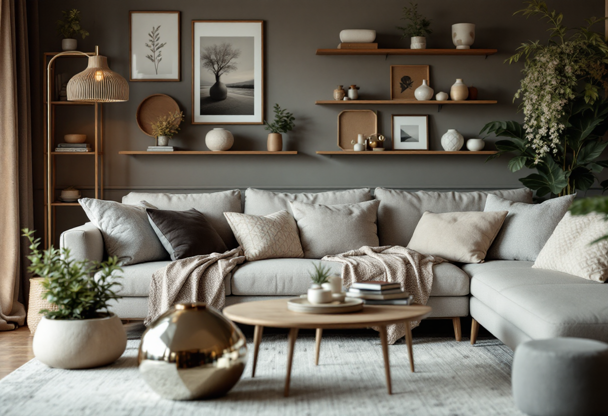 Esempio di arredamento con caos organizzato