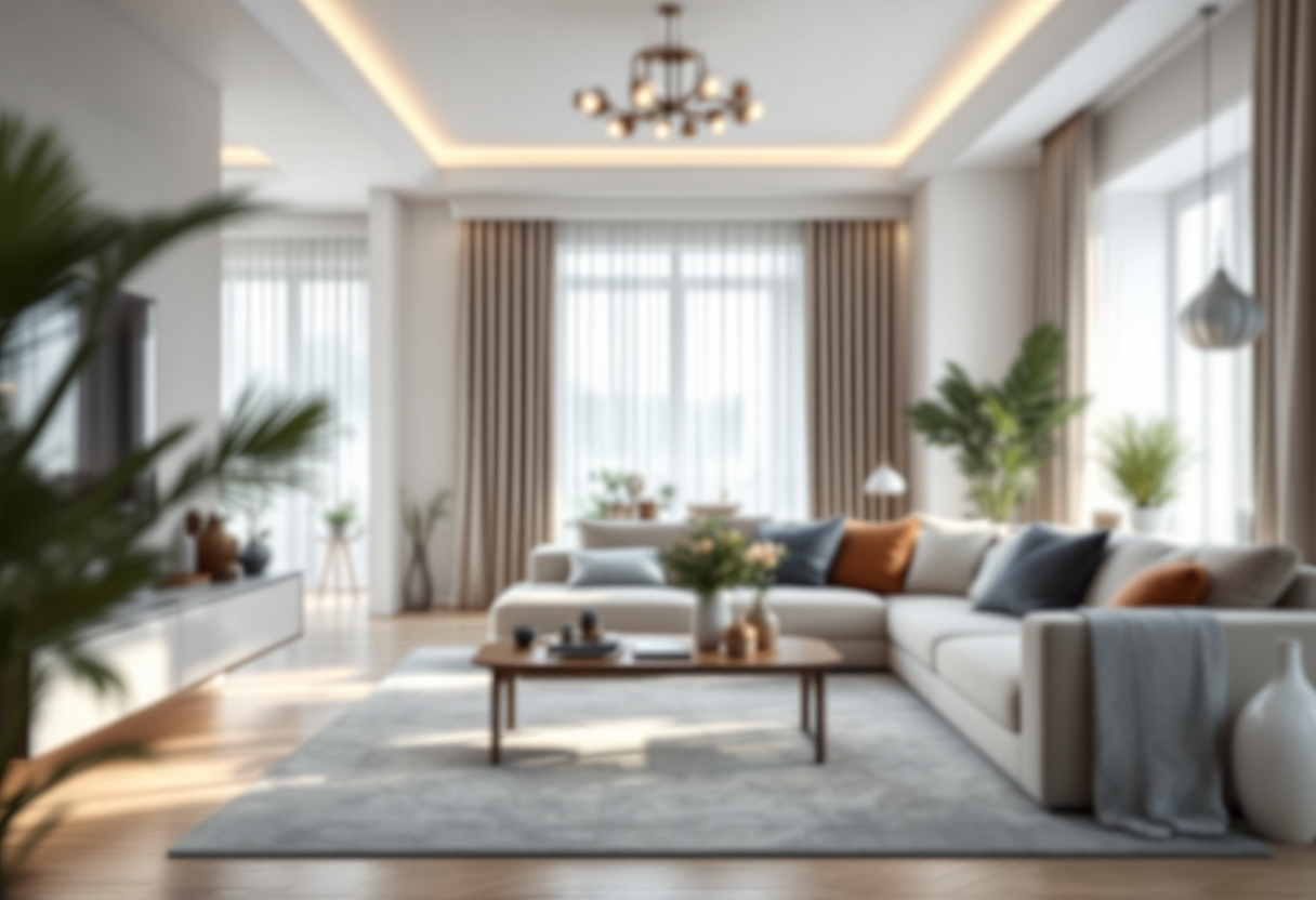 Immagine di una casa ordinata grazie alla regola dei 10 minuti