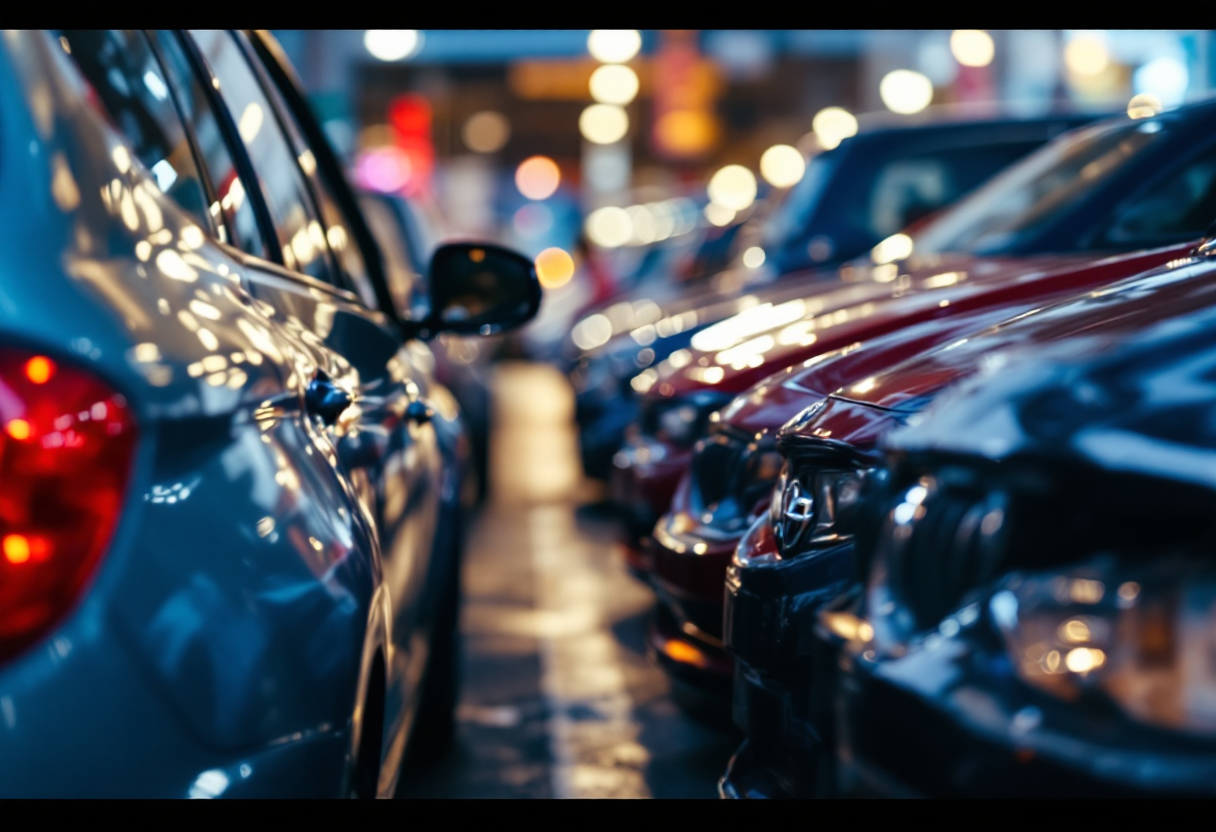 Grafico che mostra la crescita del mercato delle auto usate in Italia
