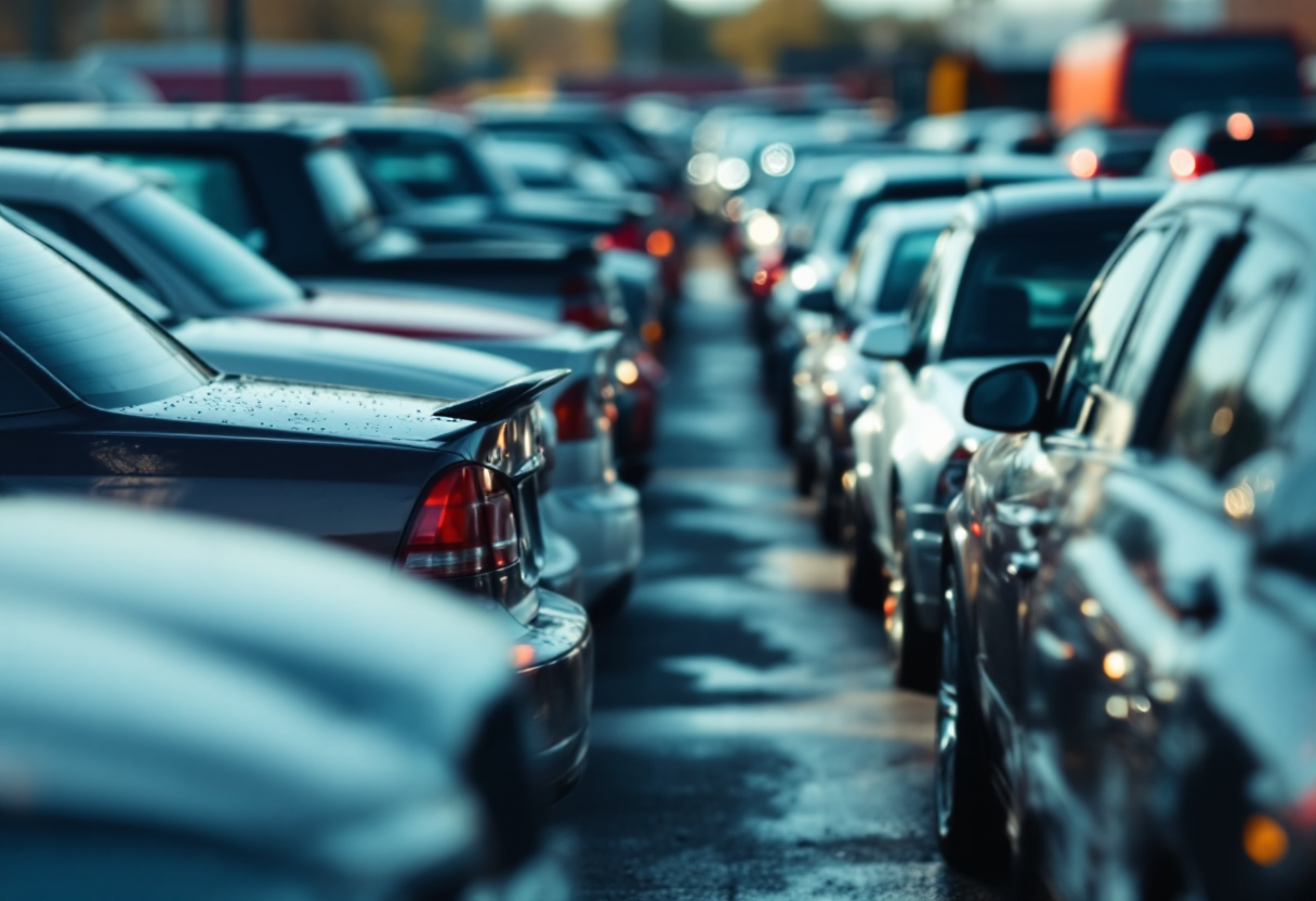 Grafico sulla crescita del mercato delle auto usate in Italia