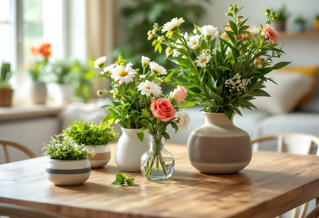 Idee di decorazione primaverile per interni ed esterni