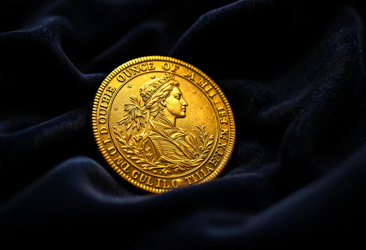 Doppia oncia d'oro del 1814, numismatica siciliana