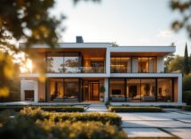 Immagine che rappresenta una smart home moderna e sostenibile