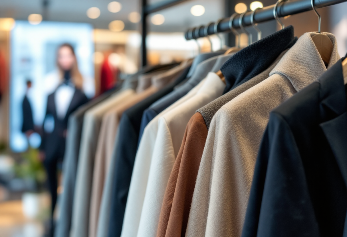 Immagine che illustra come scegliere capi d'abbigliamento online