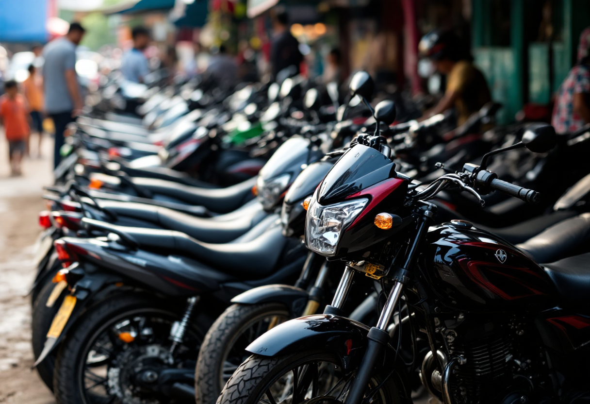 Moto usate in vendita tra Europa e Africa