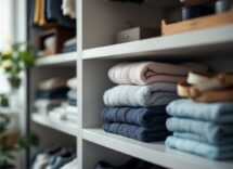 Armadio ordinato secondo il metodo giapponese