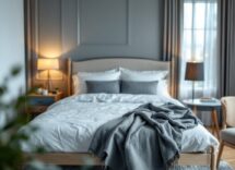 Camera da letto ben organizzata per un riposo ottimale