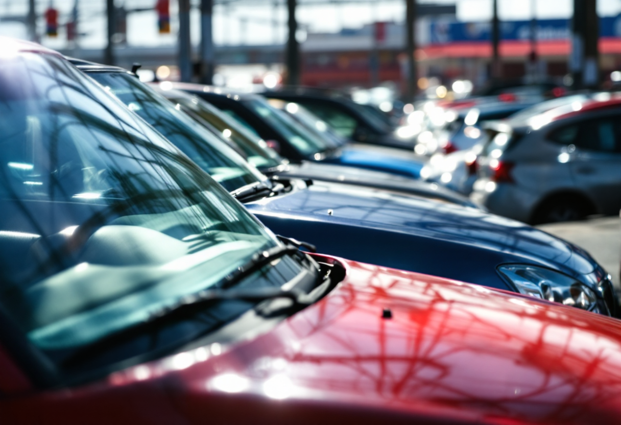 Grafico sulle preferenze degli italiani per auto usate nel 2024