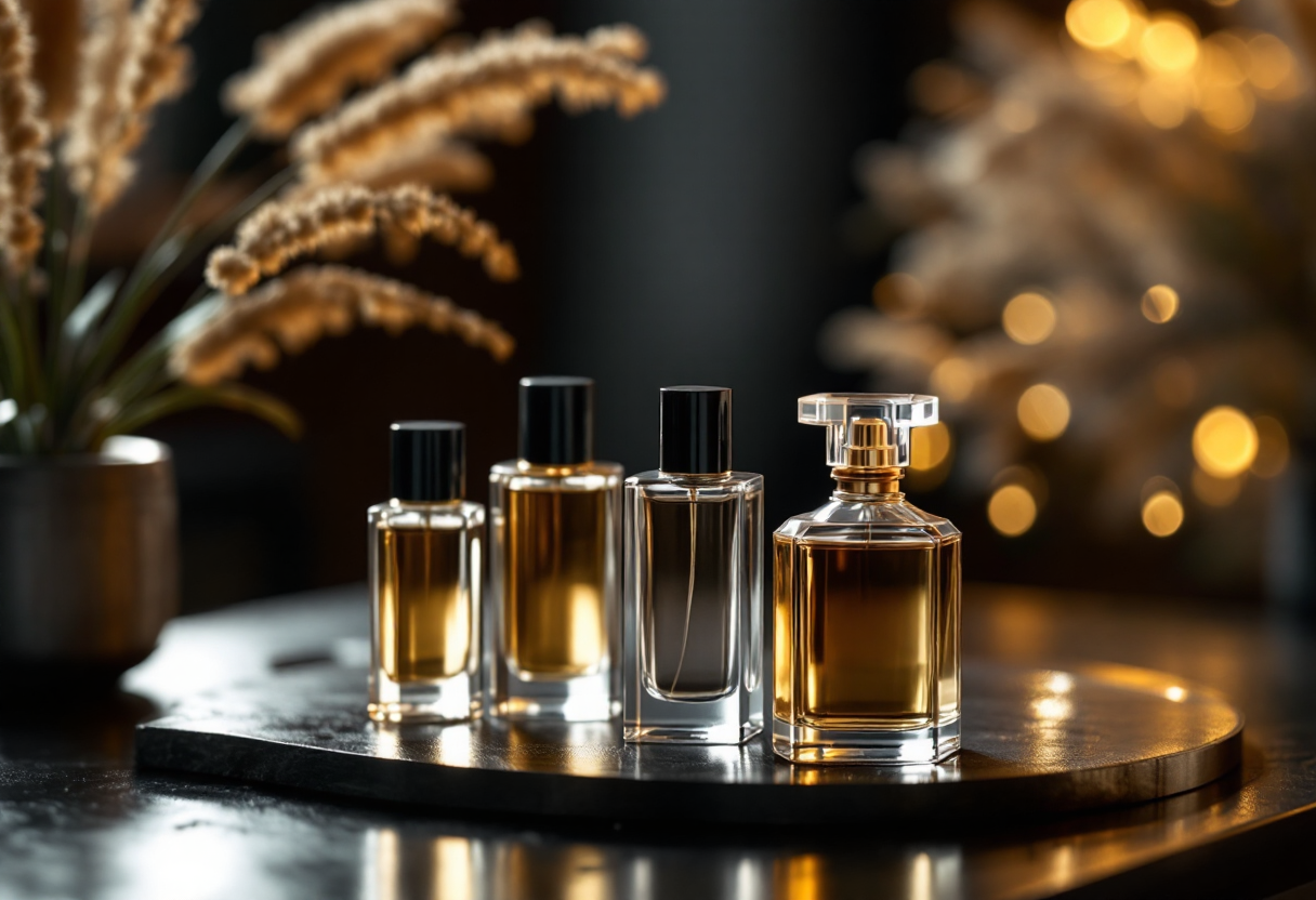 Immagine di profumi unisex in eleganti flaconi