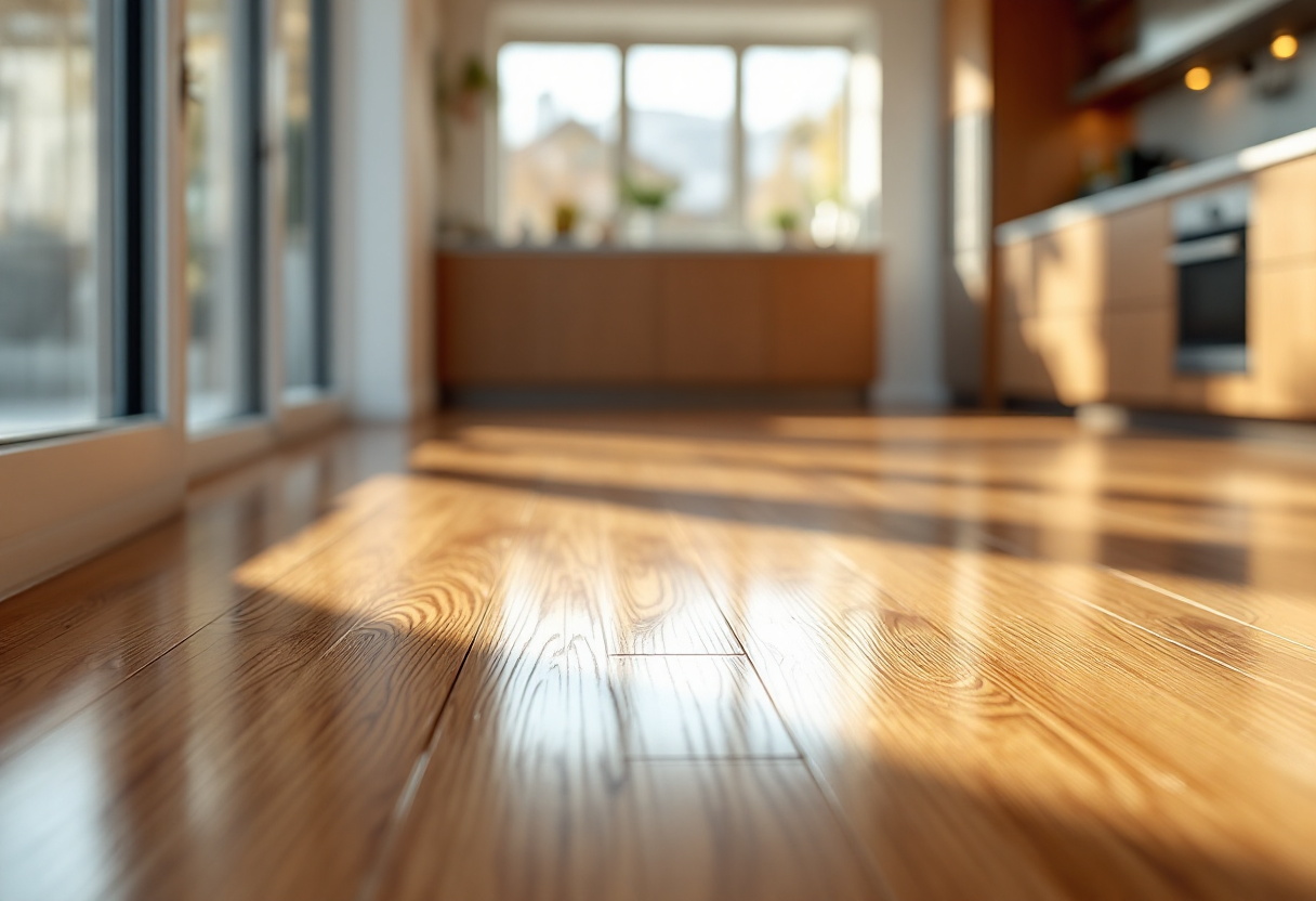 Pavimenti puliti con prodotti naturali e sostenibili