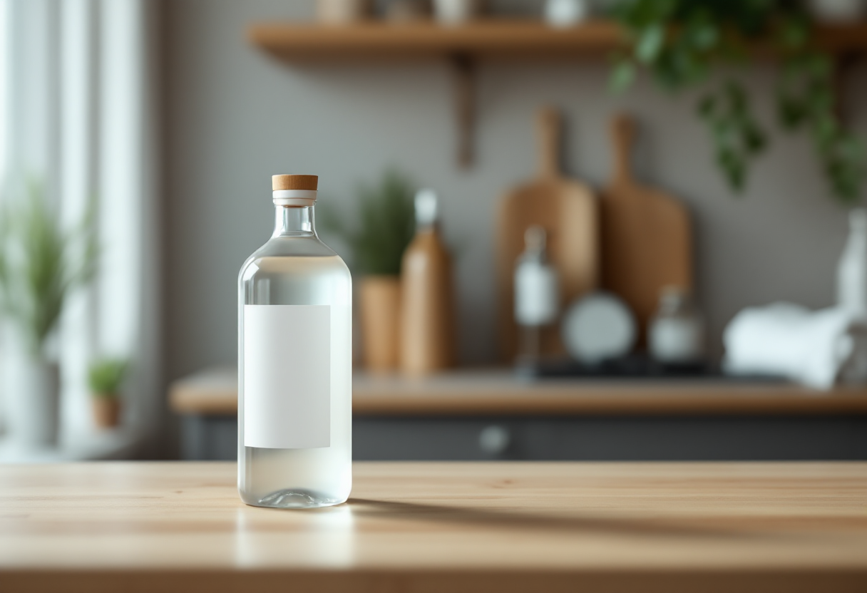 Aceto bianco per la pulizia domestica efficace