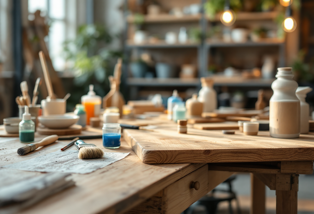 Mobile antico rinnovato con stile e creatività