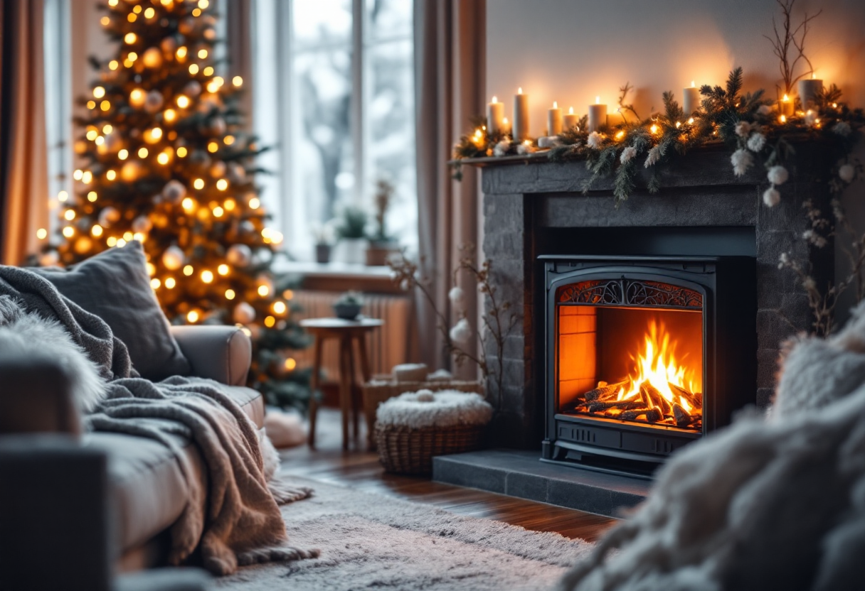 Immagine che illustra strategie per risparmiare gas in inverno