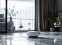 Un robot domestico in azione nella casa moderna