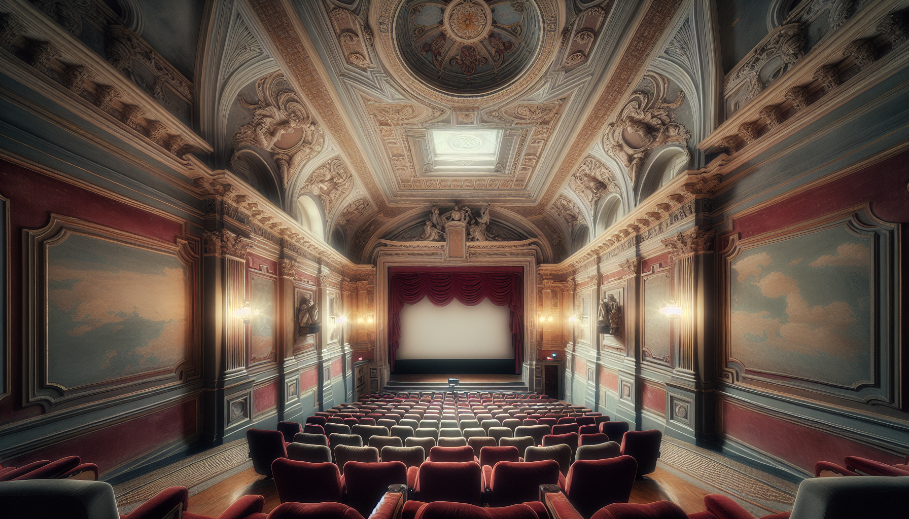 Immagine delle storiche sale cinematografiche di Roma