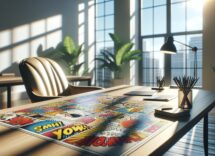 Vignetta satirica che rappresenta la politica attuale