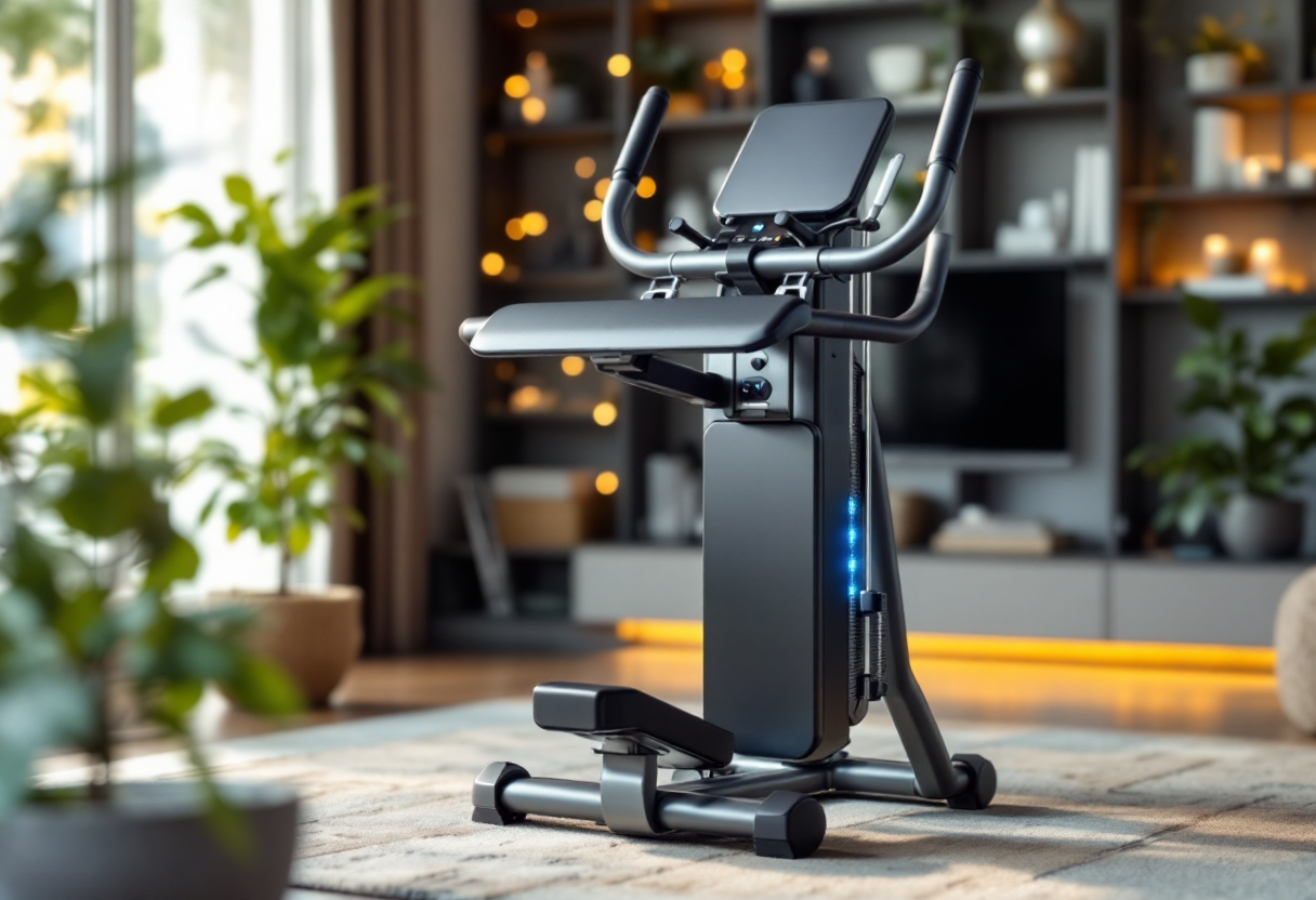 Stazione multifunzione per esercizi a casa