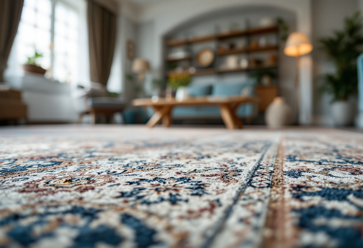 Tappeti eleganti che trasformano il soggiorno