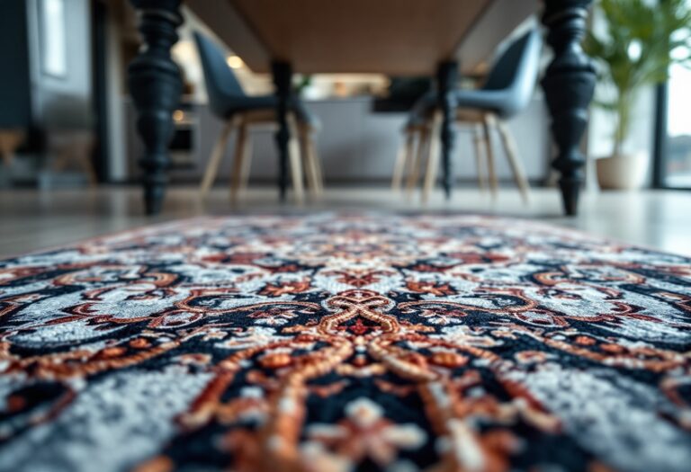 Tappeti colorati e funzionali per la cucina moderna