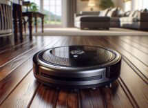 Roborock Qrevo in azione su un pavimento pulito