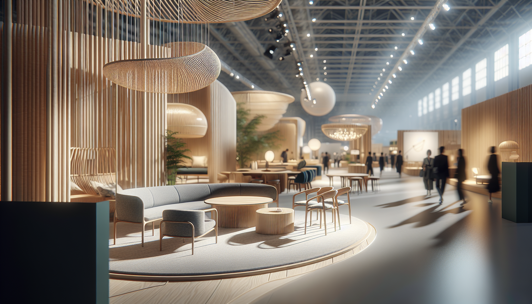 Immagine del Salone del Mobile 2025 con design moderno