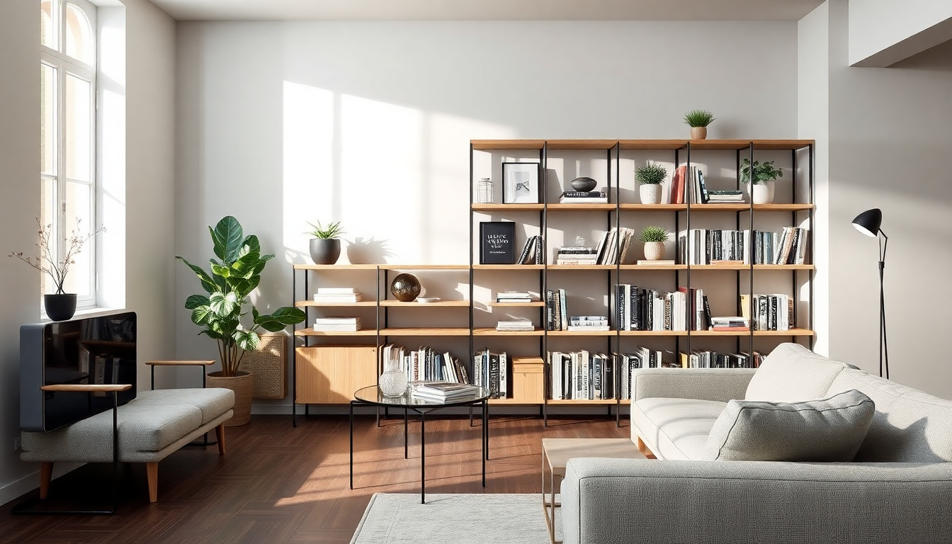 scopri le librerie moderne per il tuo soggiorno 1745536712