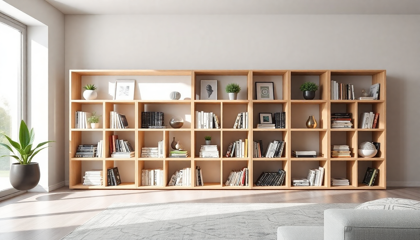 arredare con stile librerie a cubi per ogni ambiente 1746500924