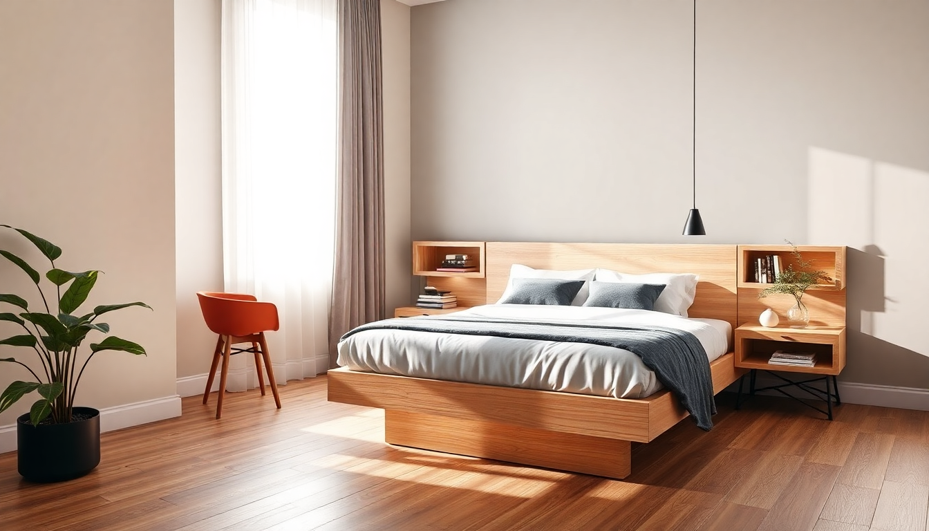 arredare la zona notte con comodini sospesi integrati 1746420299