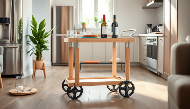 carrello con rotelle praticita e stile per la tua casa 1746774803