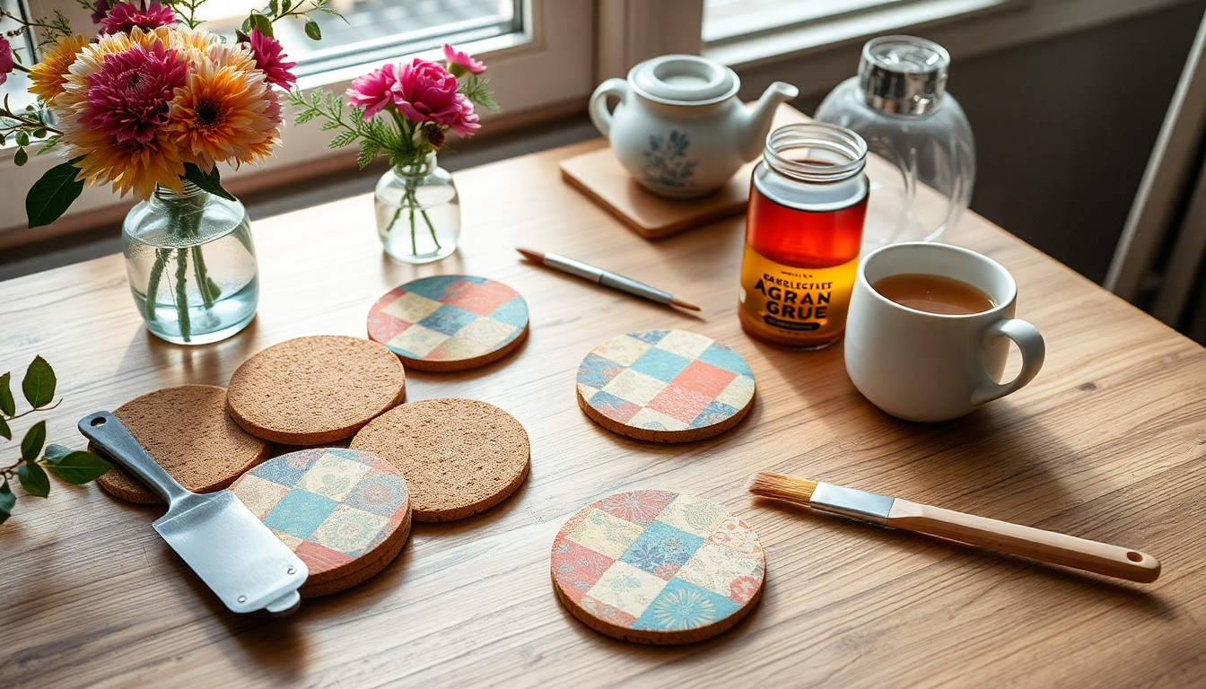 crea sottobicchieri originali con la tecnica del decoupage 1746489890