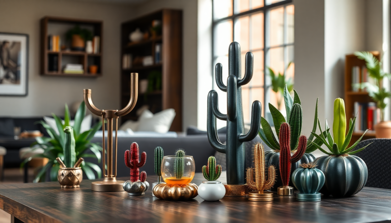 idee di design con cactus in metallo per interni ed esterni 1750667608