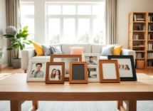scopri come le cornici da foto possono trasformare il tuo salotto nel 2025 1750106044