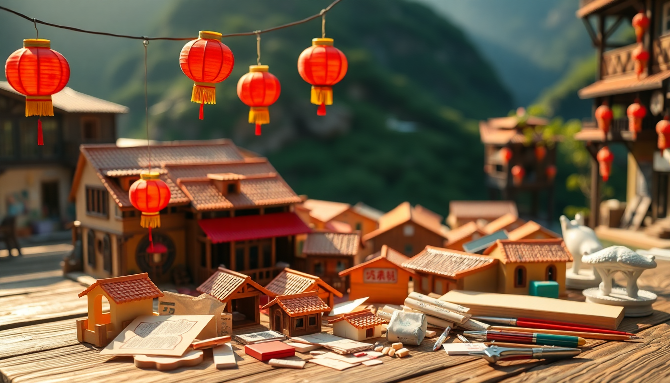 scopri il fascino del kit di bricolage jiufen old street 1749374063