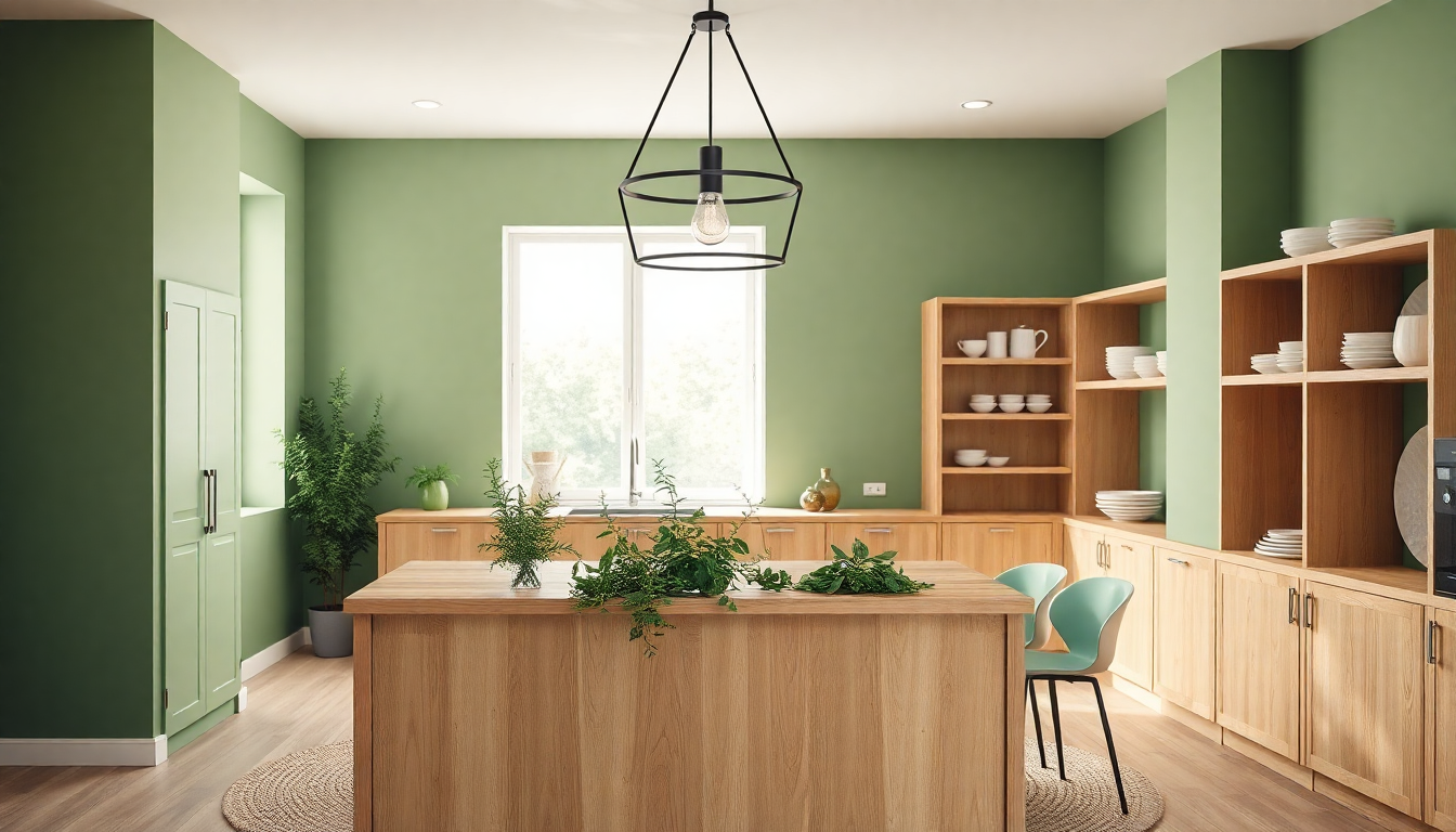 cucina verde la scelta trendy per un ambiente accogliente 1751647539
