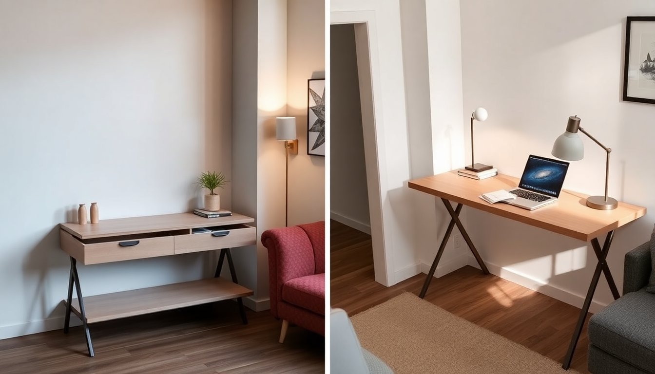 consolle salvaspazio tandem di 2b italia per zone studio compatte 1772635239