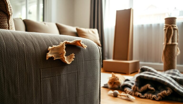 Come fermare i graffi del gatto e salvare il divano
