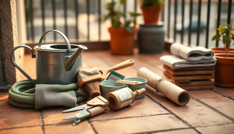 Come rimettere a nuovo balconi, terrazzi e giardini in primavera