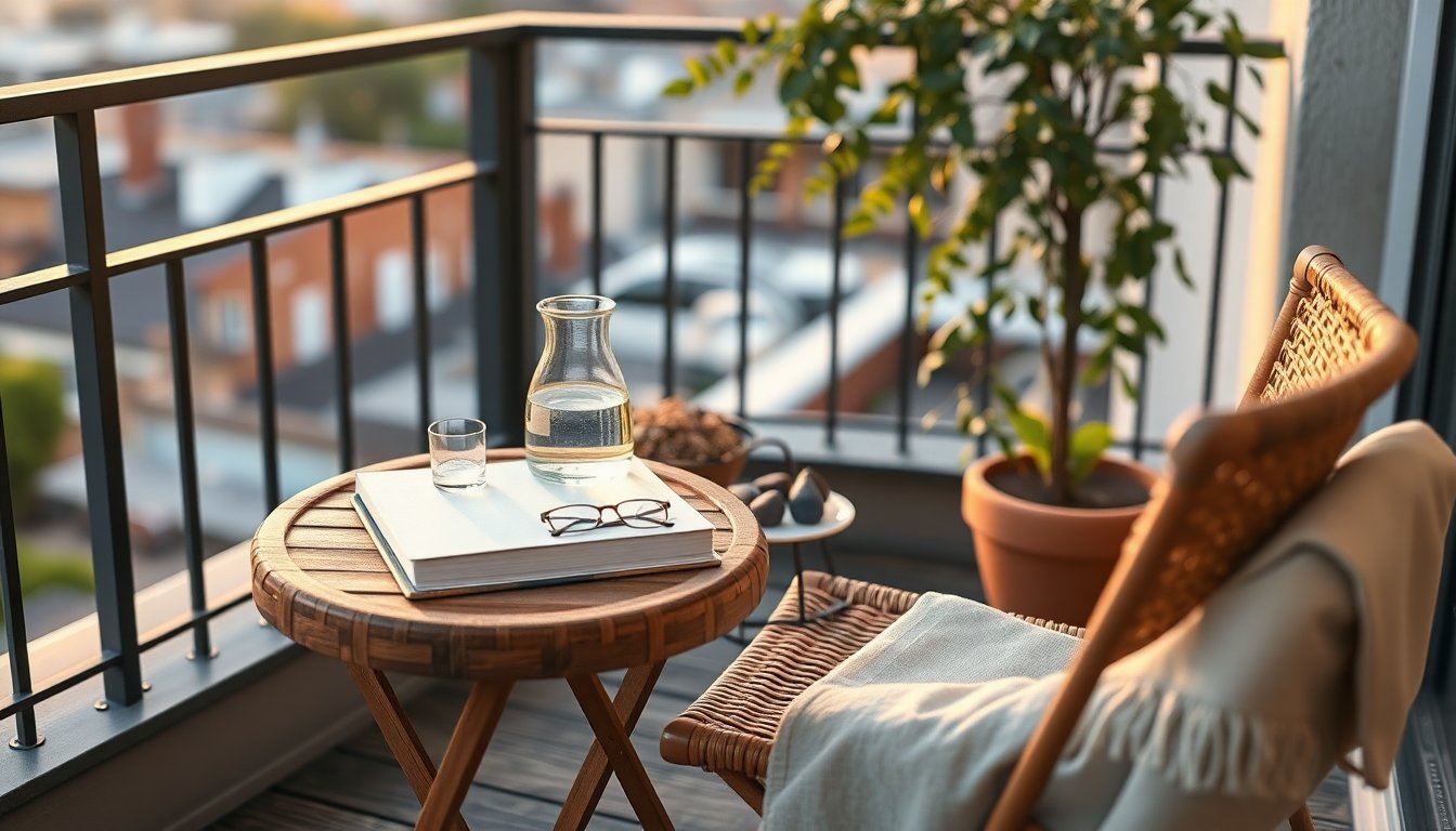 Idee pratiche per arredare un piccolo balcone