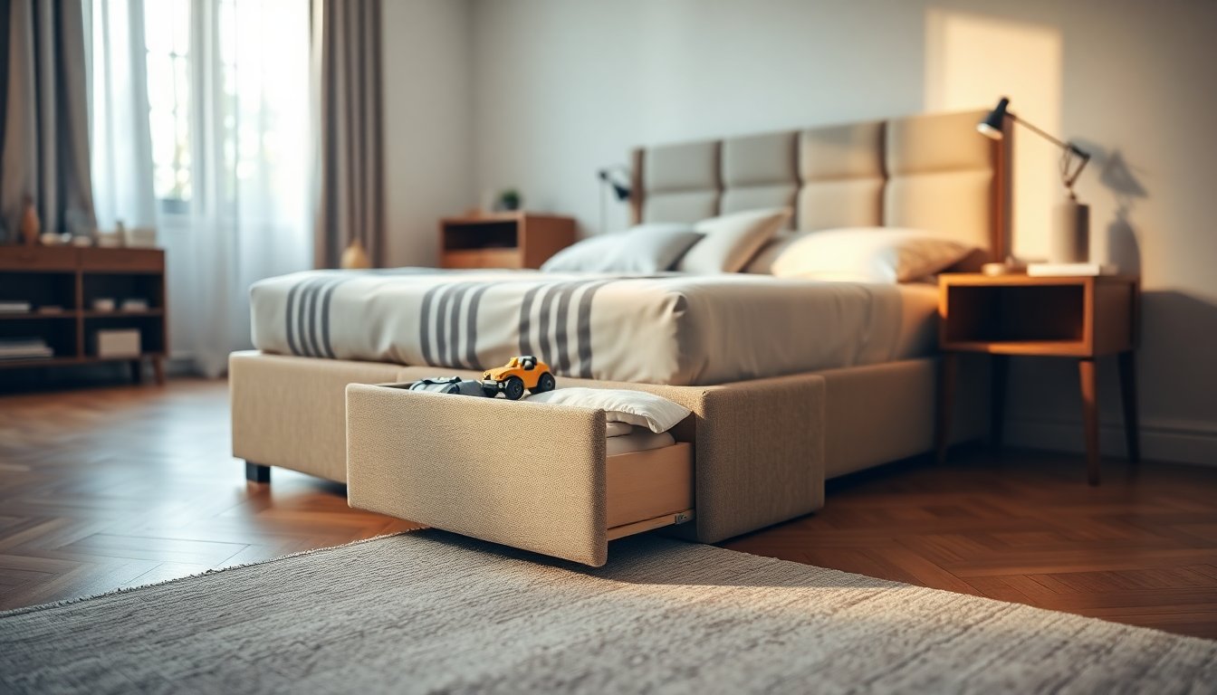 Letto contenitore per cameretta: design versatile e salvaspazio
