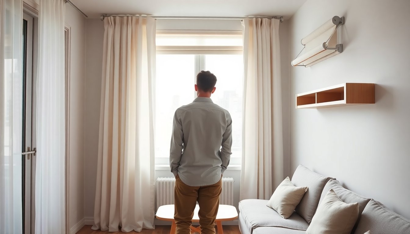 Tende salvaspazio e idee pratiche per ambienti piccoli