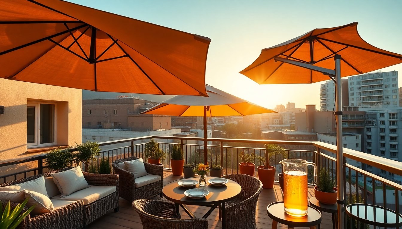 Ikea: 3 ombrelloni per trasformare il terrazzo in estate