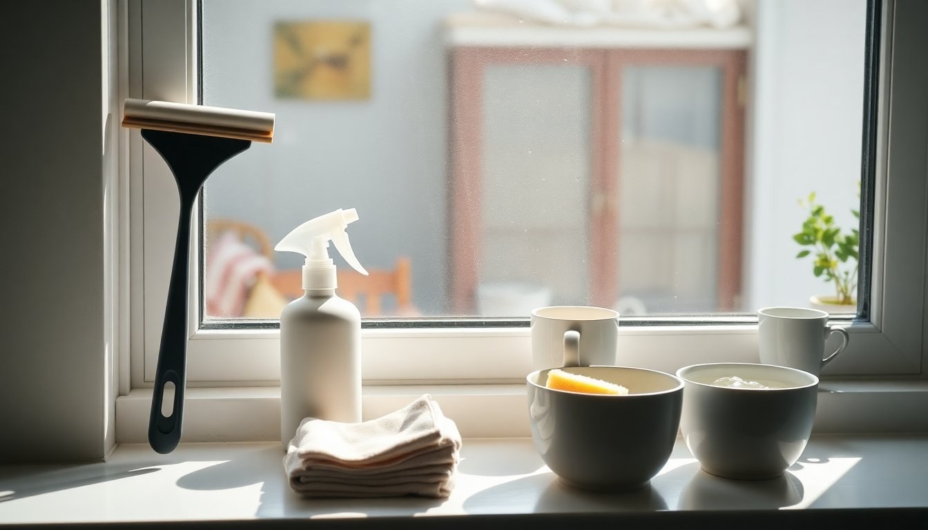 Metodo pratico per pulire i vetri senza aloni