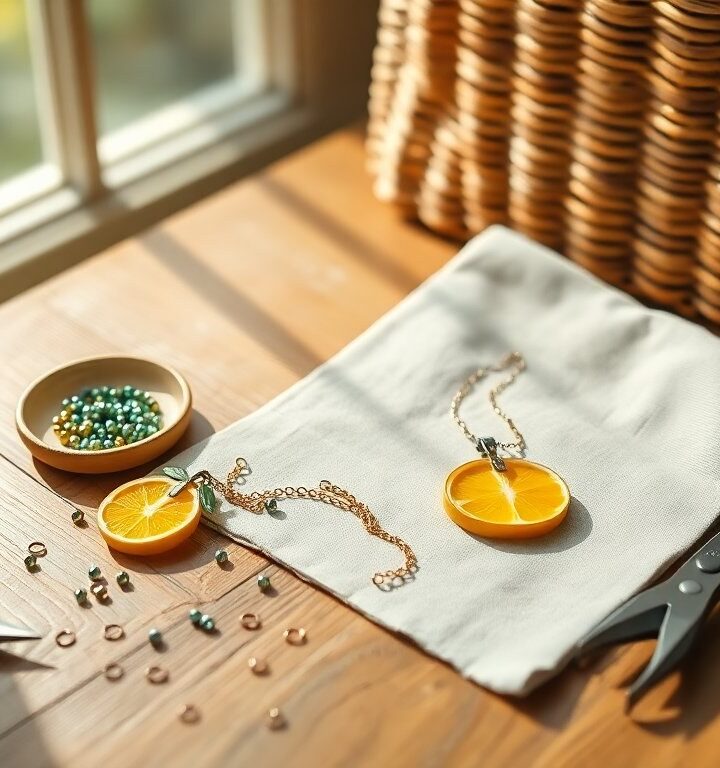 Porta-limoni estivo: come creare un gioiello da borsa fatto a mano