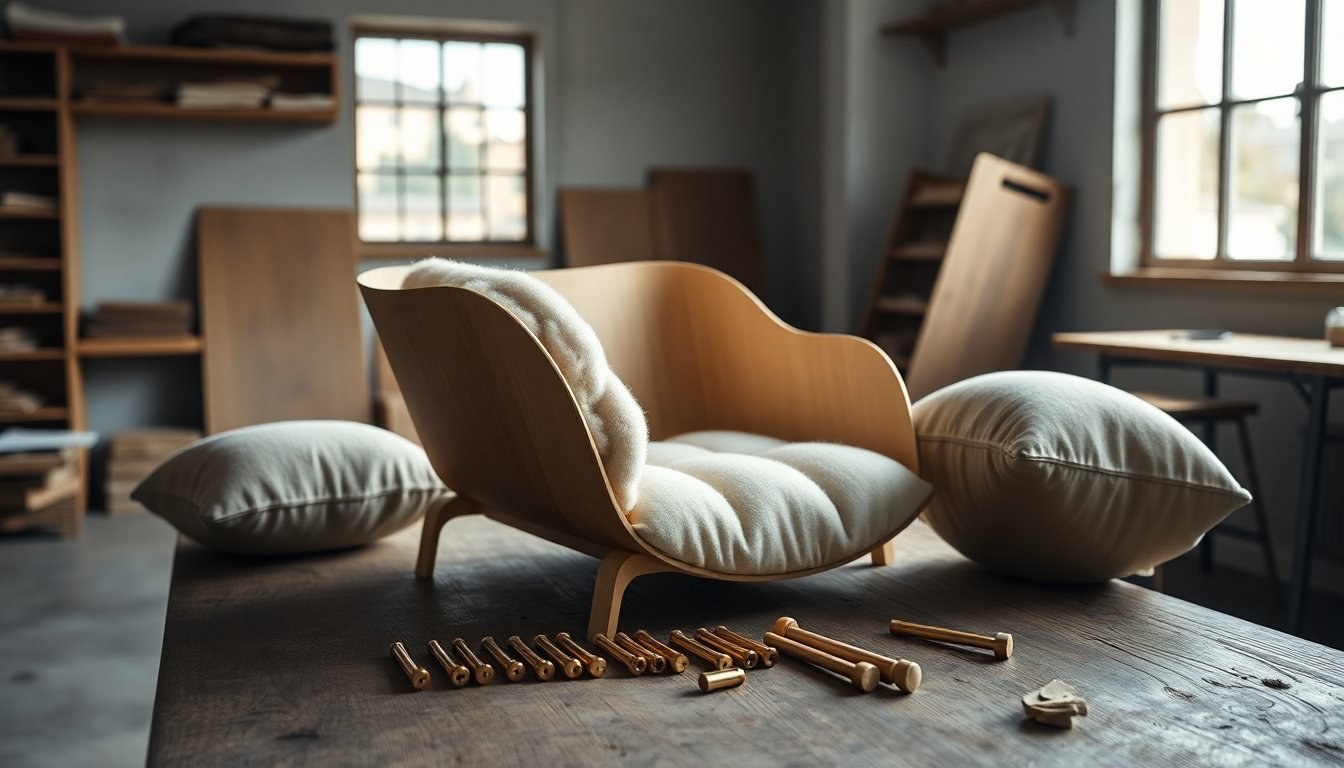 Sedia Orangutan Chair di Orangu Studio: design modulare e accessibile